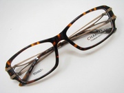 charmant夏蒙纯钛眼镜框，眼镜架ch12065db全框玳瑁色板材框