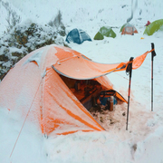帐篷户外带雪裙野外露营野营2人3-4人双人加厚防暴雨防风防雪s四