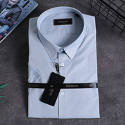 雅戈尔短袖衬衫男灰色商务，正装免烫小方，领夏款衬衣ysqq170531hja
