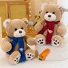 2021年胖胖熊毛绒玩具公仔围巾熊玩偶儿童节日礼物