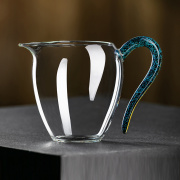 水晶玻璃公道杯茶漏套装高端透明分茶器功夫茶具配件小号茶海茶杯