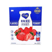 蒙牛纯甄果粒酸200g10盒营养风味酸奶草莓蓝莓黄桃燕麦味整箱