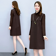 2023秋季 年秋装时尚韩版女装到30岁黑色连衣裙