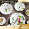 Harbor House鹦鹉骨瓷餐具套装 美式西餐盘子 家用碗碟汤盘咖啡杯