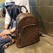 香港品牌女包2024时尚气质双肩包大容量简约旅行书包真皮背包