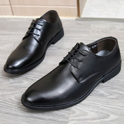 春季黑色潮流鞋子韩版商务正装，男士休闲皮鞋，男英伦结婚婚鞋休闲鞋
