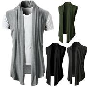 Men's casual knitted cardigan jacket男士纯色休闲针织开衫外套