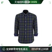 韩国直邮poloralphlauren23fw长袖，衬衫男710922250bluegreen