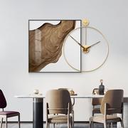 现代简约餐厅装饰画抽象工业风饭厅卧室墙面壁画创意钟表组合挂画