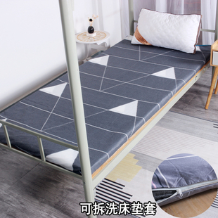 高密度海绵床垫学生宿舍单人床褥子垫被夏季薄款可折叠榻榻米软垫
