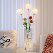 网红花朵落地灯客厅卧室床头艺术法式奶油风氛围沙发装饰摆件台灯
