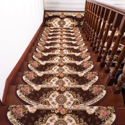 欧式楼梯地毯免胶自粘家用现代实木，大理石踏步防滑室内楼梯垫定b
