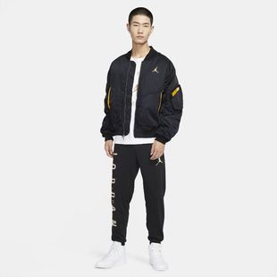 nike耐克jordan男子aj立领，印花保暖棉服棒球夹克外套cz1191-010