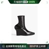 香港直邮Givenchy 纪梵希 女士 皮质防水台坡跟短靴 BE603YE1J5