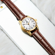 欧利时品牌手表石英表简约数字刻度单历防水女士手表经典男女对表