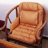 新中式红木沙发坐垫实木椅子餐椅，茶椅太师圈椅，座垫靠背椅靠垫一体