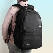 大容量男女轻便双肩，包多口袋商务旅行背包，大学生纯色电脑书包