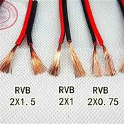 红黑线rvb2芯x0.30.50.751.01.52.5平纯铜led平行线电源线