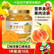 ZEK蜂蜜柚子茶1000g韩国进口蜂蜜柚果茶饮料水果茶蜜果酱冲饮