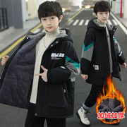 男童棉衣秋冬装派克服2022韩版儿童外套中大童加绒加厚棉服潮