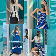 清货折Manning Cartell澳洲高端小众设计师海滩希腊风连衣裙