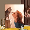 十字绣2023客厅线绣卡通人物手工自己绣可爱猫咪小件简单好绣
