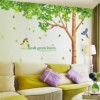大型绿树墙贴纸客厅沙发，电视背景墙面贴画，卧室床头墙壁纸装饰自粘