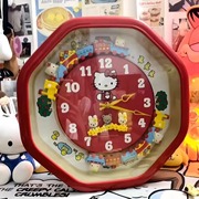 HelloKitty小火车挂钟时钟创意玩具kt猫挂钟可爱摆件客厅挂饰钟表