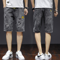 宽松直筒，韩版潮流日系牛仔短裤