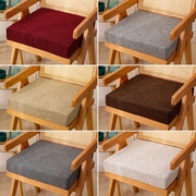 定制实木沙发坐垫高密度海绵垫，换鞋凳增高厚椅垫，卡座垫子防滑