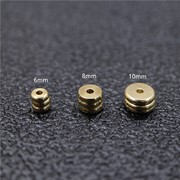 不掉色6mm8mm10mm纯铜实心隔片隔珠百搭各种手串穿珠垫片隔珠配件