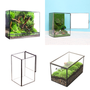 创意玻璃苔藓手工diy微景观生态瓶多肉花盆长方简约迷你玻璃花房