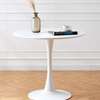 简约现代家用白色方形餐桌椅组合实木小户型饭桌洽谈接待阳台圆桌