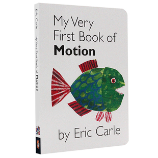 卡尔爷爷 英文原版绘本 My Very First Book of Motion 运动 幼儿启蒙图书2-5岁 上下翻页配对纸板撕不烂书 儿童英语启蒙动物认知