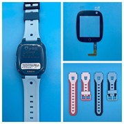 适用小霸王Z9儿童电话手表表带触摸屏外屏幕充电线等配件