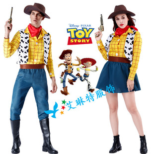 玩具总动员4cosplay服装成人胡迪西部牛仔警长Woody衣服迪士尼cos