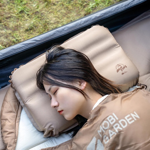 充气枕自动海绵轻量便携牧高笛，户外露营野营午睡舒适旅行睡枕枕头