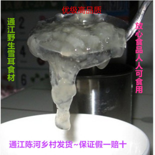 天然椴木小银耳野生糯耳羹出胶雪耳干货白木耳无硫250g孕妇