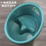 婴儿洗澡盆圆形儿童洗澡桶可坐浴桶加厚泡澡桶塑料婴儿沐浴盆