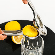手动榨汁机家用柠檬夹子，挤压汁器不锈钢，色迷你橙压榨果汁机榨汁器