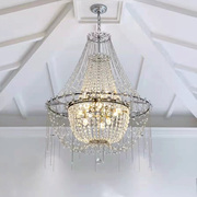 造灯者 轻奢复式设计师外贸客厅水晶吊灯 美式唯美卧室餐厅法式灯