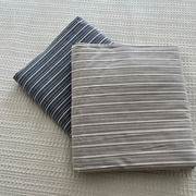 外贸余料加工纯棉色织布床单双人全棉睡单单件条纹230*250cm