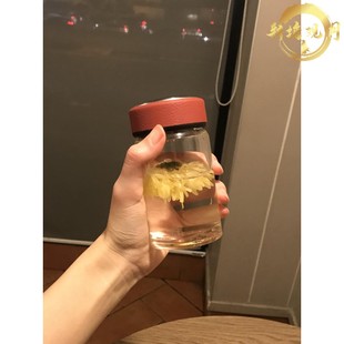 森系清新小巧玻璃杯女抖音网红水杯ins创意潮流欧式便携随身杯子