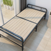 瑞仕达折叠床单人床，家用1m1.2米加固铁架硬板，出租屋折叠便携小床