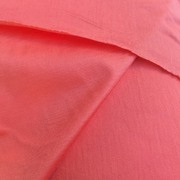 进口西瓜红丝光棉柔软舒适透气布料夏季薄款连衣裙衬衣时装面料