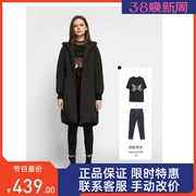 金羽杰白鸭绒8323412显瘦女时尚，功能面料羽绒服女过膝女款