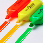 宝克多彩色荧光笔MP460标记笔水性颜料6色涂鸦笔单支斜头