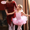 儿童舞蹈服短袖春夏秋季女童芭蕾舞裙幼儿，演出服考级长袖练功服装