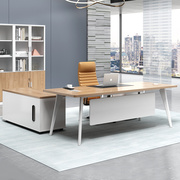 广州老板桌办公桌班台，经理桌办公室家具，主管办公桌椅组合简约现代