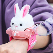 小兔子手表儿童玩具遥控毛绒小白兔，宝宝女童3岁2幼儿园5女孩男生6